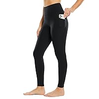 BALEAF Leggings for Women with Pockets Tummy Control Compression Workout Athletic Running High Waisted Yoga Pants