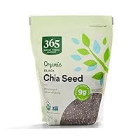 Organic Black Chia Seeds, 15 Ounce