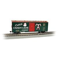 Bachmann Trains - 40' Box Car - Claus Candy Cane CO - HO Scale