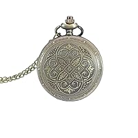 Carved Pocket Watch, Quartz Watch, Necklace, Pendant, Clothing Accessories