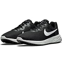 Nike DD8475-003 Men's Sneakers Running Shoes Revolution 6 4E REVOLUTION 6 4E Wide Rust Black/White 9.8 inches (25.0 cm)