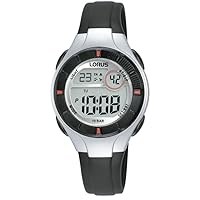 Lorus Women's Digital Watch with Day/Date, PU Strap R2339PX9