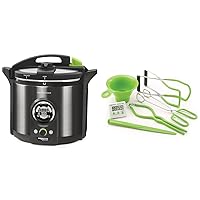 12 Qt Stainless steel Electric Pressure Canner & 7 Function Canning Kit