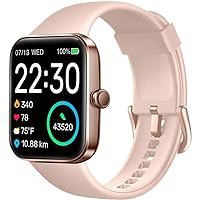 SKG Smart Watch for Women, Fitness Tracker 5ATM Swimming Waterproof, Health Monitor for Heart Rate, Blood Oxygen & Sleep, 1.7'' Touch Screen Smartwatch Fitness Watch for Android-iPhone iOS, V7