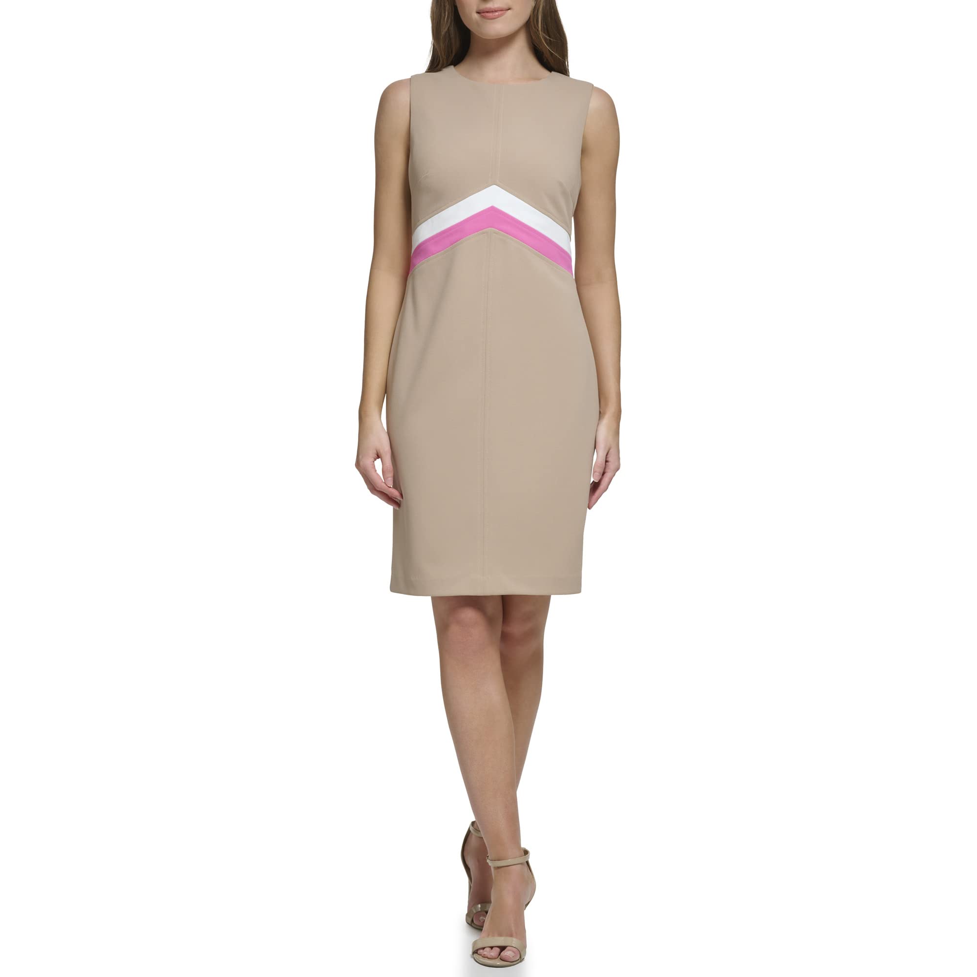 Tommy Hilfiger Women's Scuba Crepe Sheath Dress