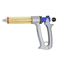 25ML/50ML Livestock Syringe, Continuous Livestock Injection Gun with Adjustable Dosing, Veterinary Syringe Injector Gun, Animal Livestock Care Device for Pig Cattle Sheep Modern ( Size : 50ML )