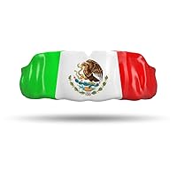 Impact Custom Mouthguards Professional 3mm Ultra Thin Profile Roller Derby Mouthguard Mexican Flag
