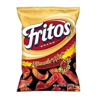 Frito Lay, Fritos, Flamin' Hot, Corn Chips, 9.25oz Bag (Pack of 3)