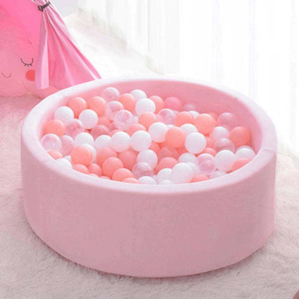 FUNTRESS Ball Pits for Toddlers Memory Foam Sponge Kids Ball Pool Round Baby Play Space Toller Private Play Yard, Large Dry Pool
