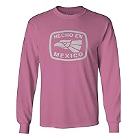 Viva Mexican Hecho en Mexico Logo Mariachi Republic 5 de Mayo Long Sleeve Men's
