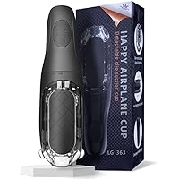 Lyusex Deep Wrapping Automatic Male Masturbator Cup Massage Health Care Intelligent Voice Interaction Sucking Vibration Blowjob Penis Exercise Equipment for Man