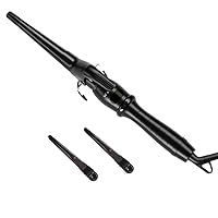 Professional Curling Iron Tapered Curling Wand 1-1/2