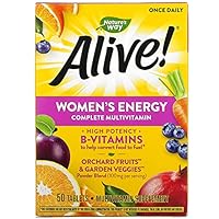 Alive! Women's Energy Multivitamin Multimineral - 50 tabs (PACK OF 2)