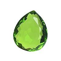 GEMHUB Green Amethyst 83.00 Ct Loose Gemstone Finest Pear Cut Green Amethyst for Pendant