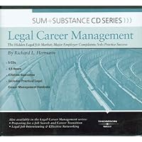 Sum and Substance Audio on Legal Career Mgmt: The Hidden Legal Job Market Sum and Substance Audio on Legal Career Mgmt: The Hidden Legal Job Market Audio CD