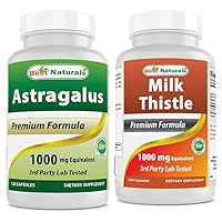 Best Naturals Astaxanthin 12mg & Milk Thistle Extract 1000mg