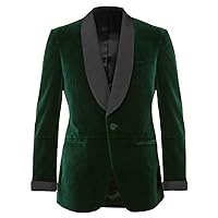 Mens Luxury Fleece Blazers for Wedding Dinner Gentleman Suit Jacket Formal Slim Fit Male Coat