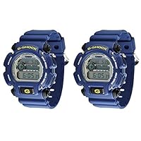 [Casio] CASIO [Not The Box Outlet] Pair with Box Pair Watch Share Digital Overseas Model Waterproof Navy Navy DW – 9052 – 2vdw – 9052 – V Watch [parallel import goods]