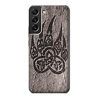 R3832 Viking Norse Bear Paw Berserkers Rock Case Cover for Samsung Galaxy S22 Plus