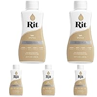 Rit All-Purpose Liquid Dye, Tan (Pack of 5)