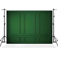 Kate 10×6.5ft Green Photo Backdrop Classic Interior Gypsum Line Microfiber Empty Room Photography Background Photo Studio Props for Photographer Pictures Videos