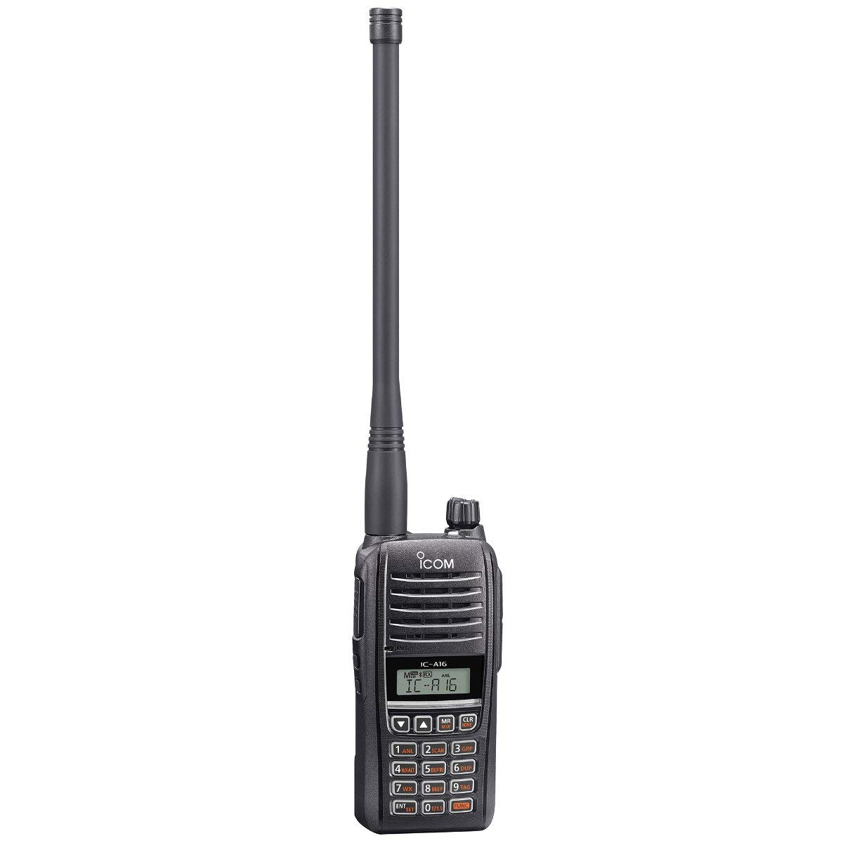 Icom IC-A16B (Bluetooth) VHF Air Band Handheld Transceiver Radio