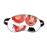 Tomato Vegetable Tasty Healthy Watercolor Sleep Eye Shield Soft Night Blindfold Shade Cover