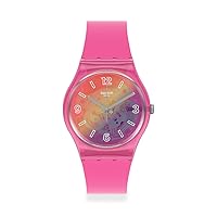 Swatch Orange Disco Fever Pink Standard Watch, Pink, Standard watch