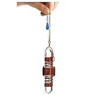 Crystal Wand Healing Tool - Etheric Weaver® Pendant with Magnets & Copper Wire - 2 1/2