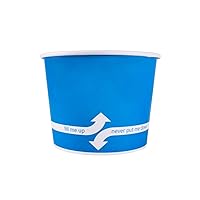 Karat C-KDP16 16 oz. Food Container - Blue (Case of 1000)