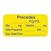 LAN-2-24 Anesthesia Label with Exp. Date, Time, and Initial, Paper, Permanent, 
