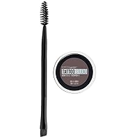 Maybelline TattooStudio Brow Pomade Long Lasting, Buildable, Eyebrow Makeup, Ash Brown, 1 Count