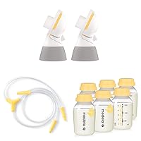 Medela Breastfeeding Essentials Bundle with Pump Parts, Bottles and Breastmilk Storage (6 Count)