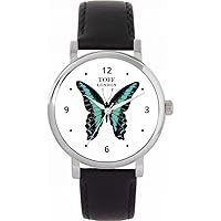 Blue Butterfly Numerals Watch
