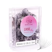 Loose Promade Fans - Natural Look Handmade Volume Eyelashes From 3D To 16D - C CC D DD Curl - False Lashes Extensions - Thickness 0.03~0.1 mm - 8~20 mm Length (16D-0.05-C(16mm))