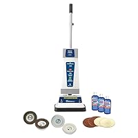Koblenz Shampooer and Polisher Cleaning Machine, Floor Cleaner with 1100-rpm Motor, 5' Power Cord, 120-oz Tank, 2-Speed Settings, Scrubbing Brushes, Lambswool Pads, and Polishing Pads, P-820 B