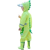 Kids Waterproof Rainsuit All In One Puddle Suit Raincoat For Boys and Girls Puddlesuit