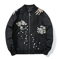 Spring Jacket Embroidery Baseball Casual Youth Couples Coat Streetwear
