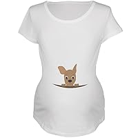Halloween Peeking Kangaroo Joey Costume Maternity Soft T Shirt