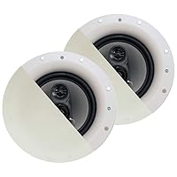 Acoustic Audio by Goldwood CSIC84 Frameless in Ceiling Speakers with 8