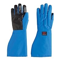 CGMAXLWP Waterproof Cryo-Grip Glove, Blue, Mid-Arm Length, X-Large
