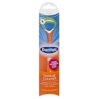 DenTek Fresh Breath Tongue Cleaner, 1 Count. (Pack of 2)