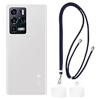 ZTE Axon 30 Ultra 5G Case + Universal Mobile Phone Lanyards, Neck/Crossbody Soft Strap Silicone TPU Cover Bumper Shell for ZTE Axon A31 Ultra (6.67”)