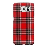 R2374 Tartan Red Pattern Case Cover for Samsung Galaxy S6 Edge Plus