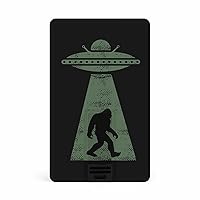 Bigfoot UFO Abduction Believe USB Flash Drive Credit Card Design Memory Stick U Disk Thumb Business Gift
