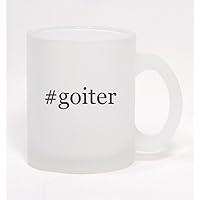 #goiter - Hashtag Frosted Glass Coffee Mug 10oz