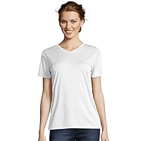 Hanes Women's Cool DRI® V-Neck T-Shirt