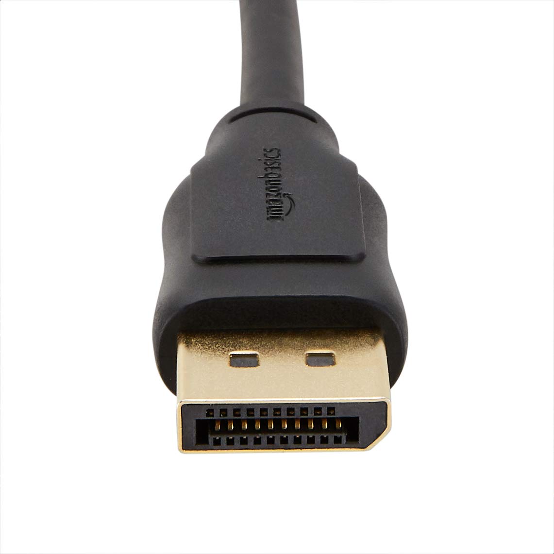 Amazon Basics DisplayPort to DisplayPort HD Display Cable - 6 Feet, 52 Count, Black