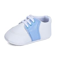 Infant Boys Breathable Sneakers Non-Slip Toddler Baby Oxford Loafer Flats First Walking Crib Wedding Dress Shoes