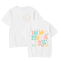 Women's T Shirts Graphic Mother in My Mama Era Mother Day Shirts for Women Short Sleeve Round Neck Top Basic Funny Letters Mom Shirts Girl Mom Shirt